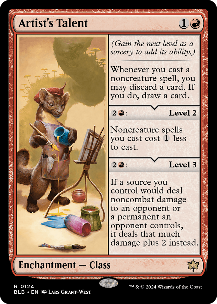Artist's Talent [Bloomburrow] | Grognard Games