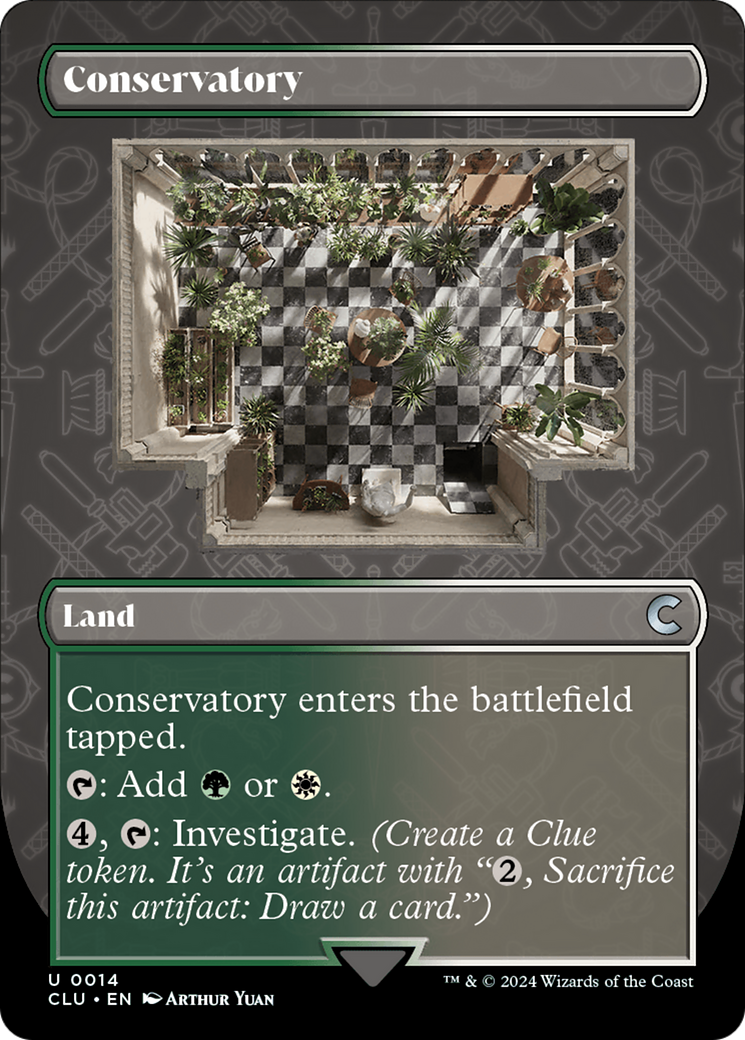 Conservatory (Borderless) [Ravnica: Clue Edition] | Grognard Games