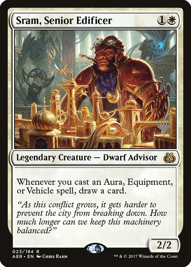 Sram, Senior Edificer [Aether Revolt Promos] | Grognard Games