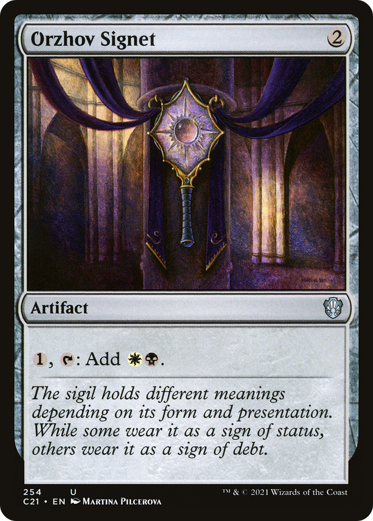 Orzhov Signet [Commander 2021] | Grognard Games