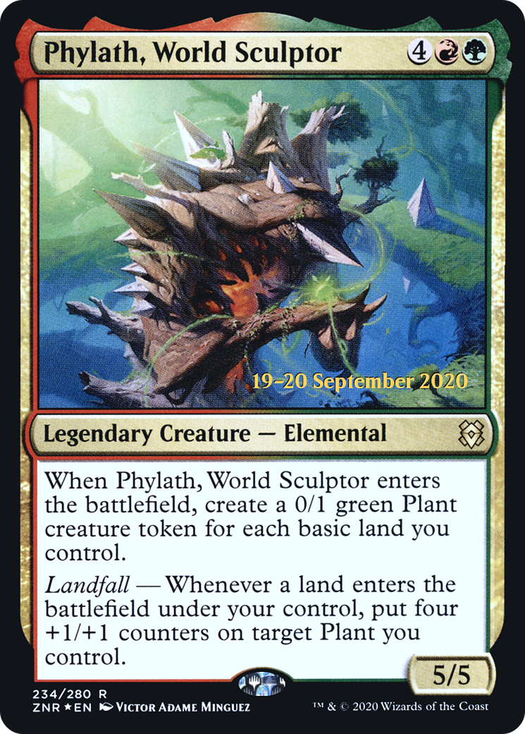 Phylath, World Sculptor [Zendikar Rising Prerelease Promos] | Grognard Games