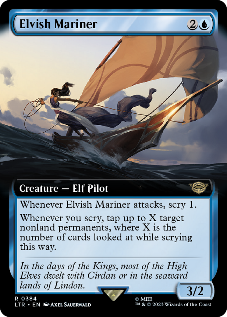 Elvish Mariner (Extended Art) [The Lord of the Rings: Tales of Middle-Earth] | Grognard Games