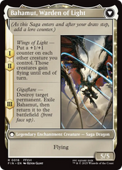Dion, Bahamut's Dominant // Bahamut, Warden of Light (FIN-016) - FINAL FANTASY: (enchantment) Foil | Grognard Games