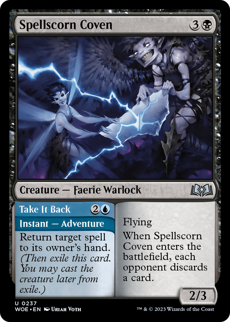 Spellscorn Coven // Take It Back [Wilds of Eldraine] | Grognard Games