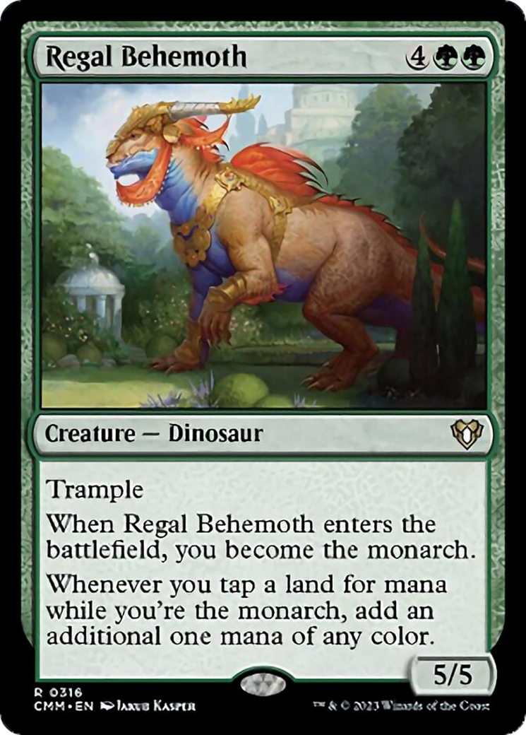 Regal Behemoth [Commander Masters] | Grognard Games