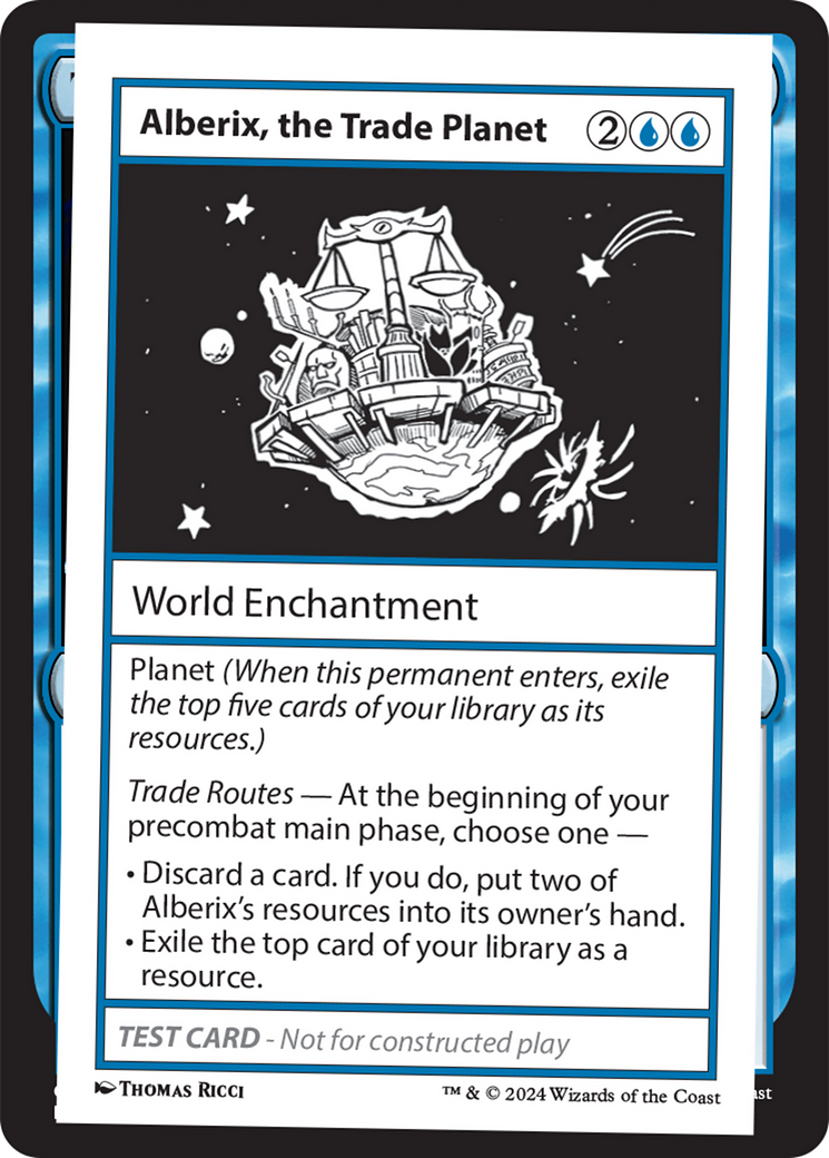 Alberix, the Trade Planet [Mystery Booster 2 Playtest Cards] | Grognard Games