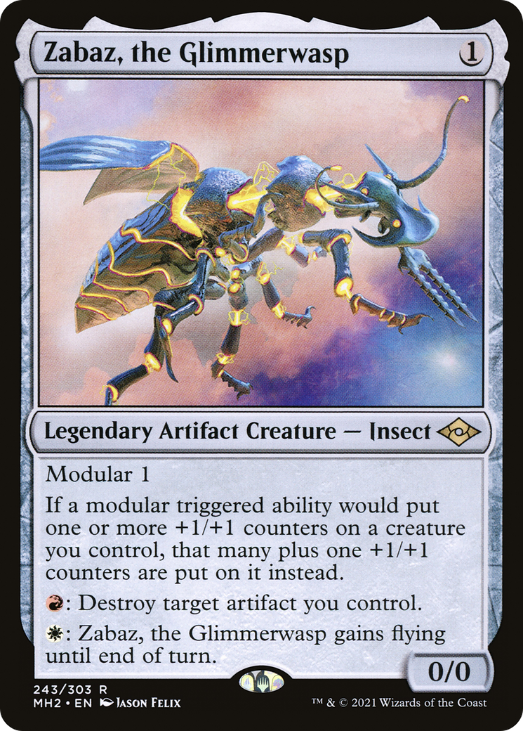 Zabaz, the Glimmerwasp [Modern Horizons 2] | Grognard Games
