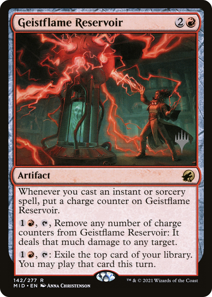Geistflame Reservoir (Promo Pack) [Innistrad: Midnight Hunt Promos] | Grognard Games