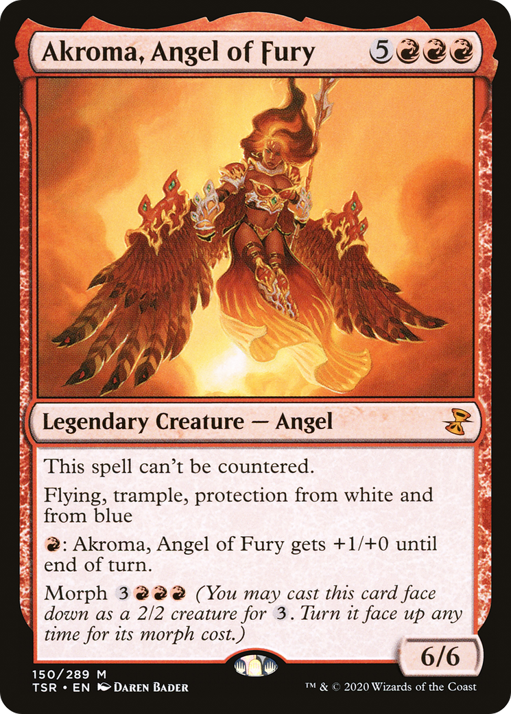 Akroma, Angel of Fury [Time Spiral Remastered] | Grognard Games
