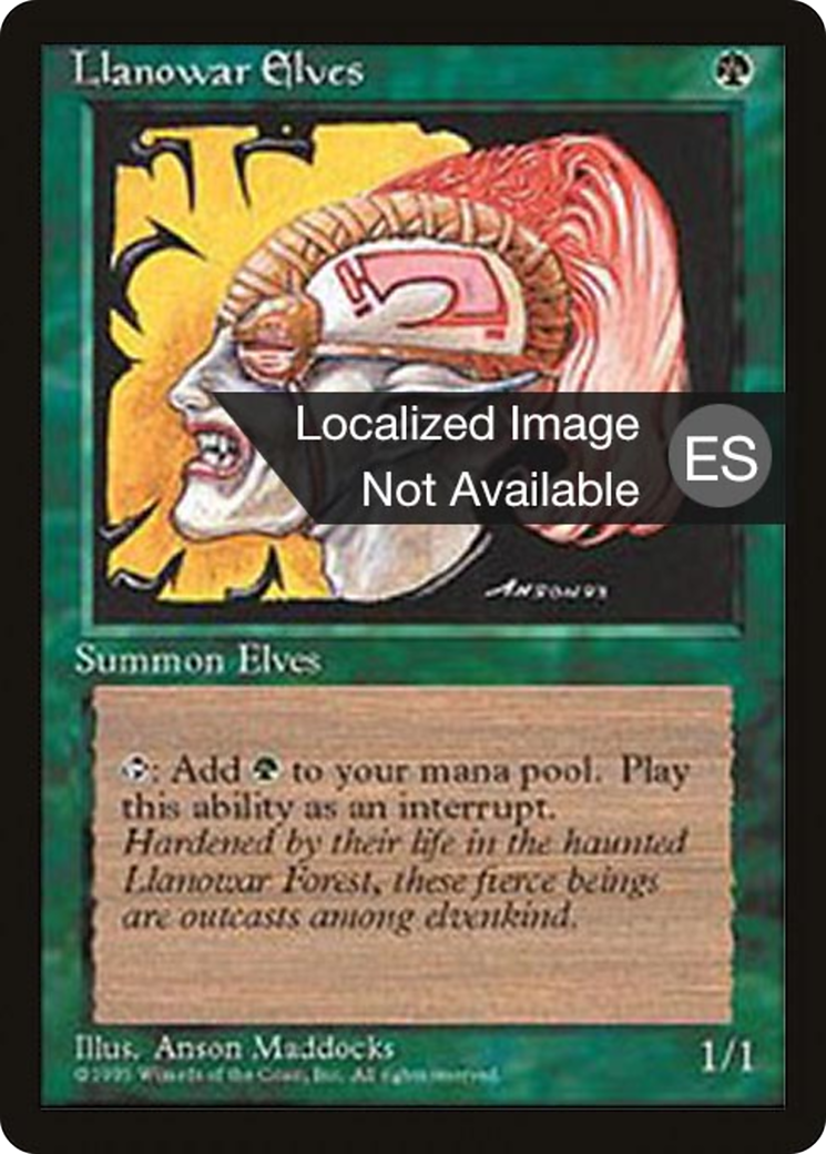 Llanowar Elves [Fourth Edition (Foreign Black Border)] | Grognard Games