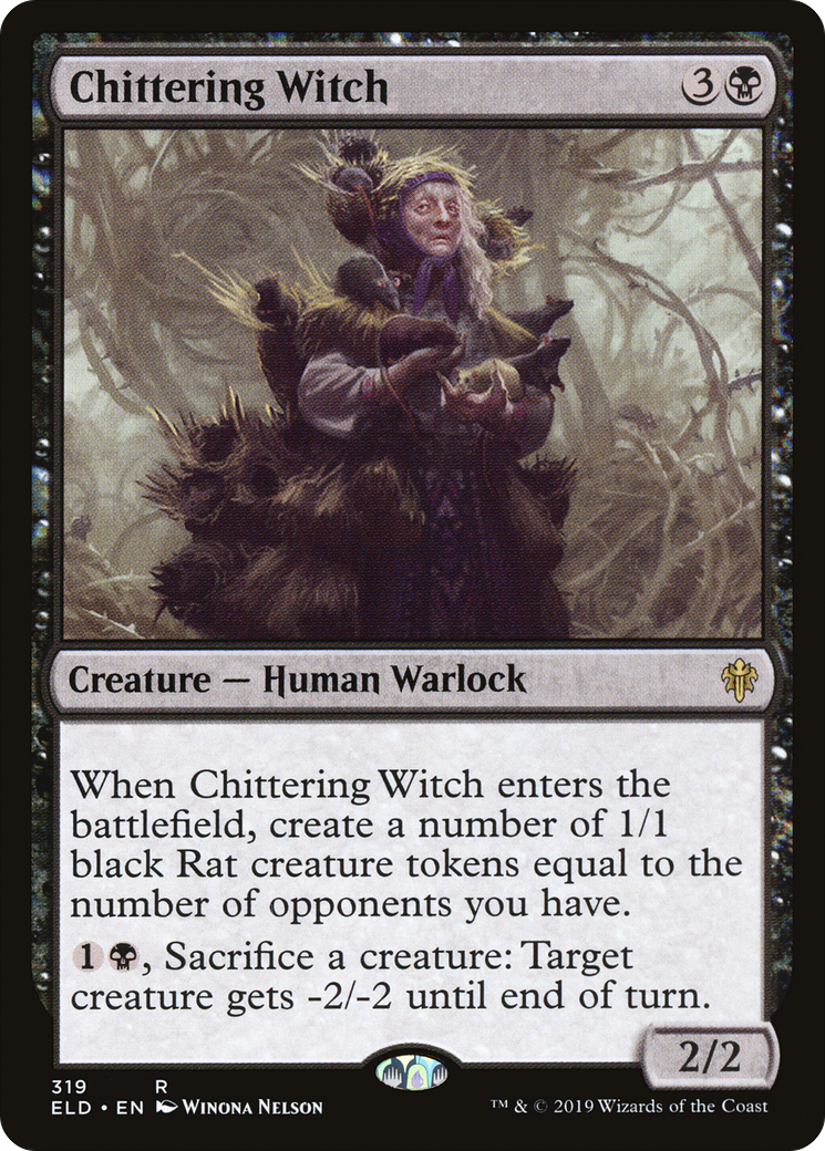 Chittering Witch [Throne of Eldraine] | Grognard Games