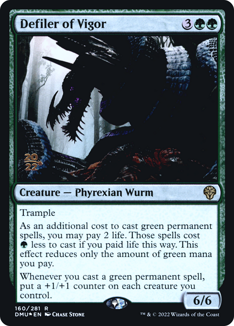 Defiler of Vigor [Dominaria United Prerelease Promos] | Grognard Games