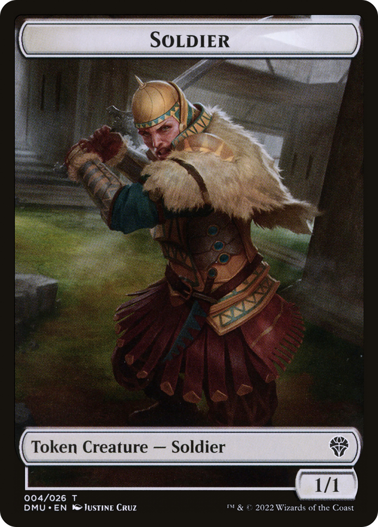 Soldier Token [Dominaria United Tokens] | Grognard Games