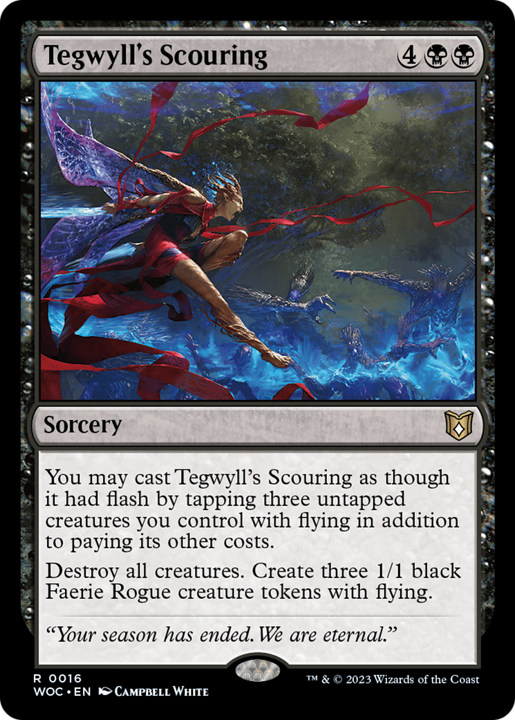Tegwyll's Scouring [Wilds of Eldraine Commander] | Grognard Games