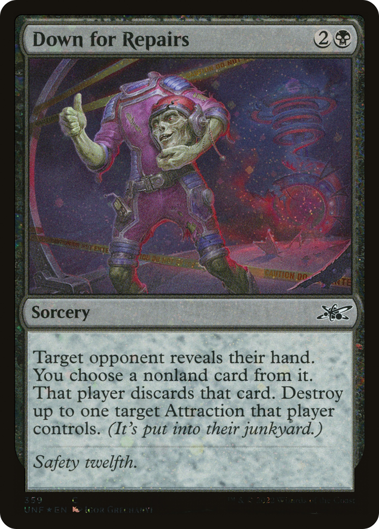 Down for Repairs (Galaxy Foil) [Unfinity] | Grognard Games