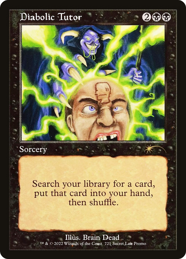 Diabolic Tutor (Retro) [Secret Lair Drop Promos] | Grognard Games