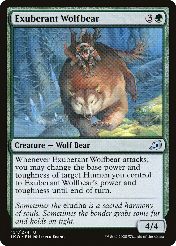 Exuberant Wolfbear [Ikoria: Lair of Behemoths] | Grognard Games