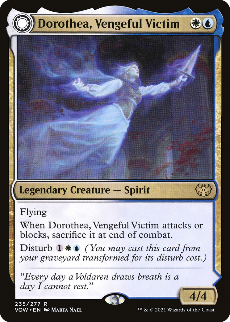 Dorothea, Vengeful Victim // Dorothea's Retribution [Innistrad: Crimson Vow] | Grognard Games