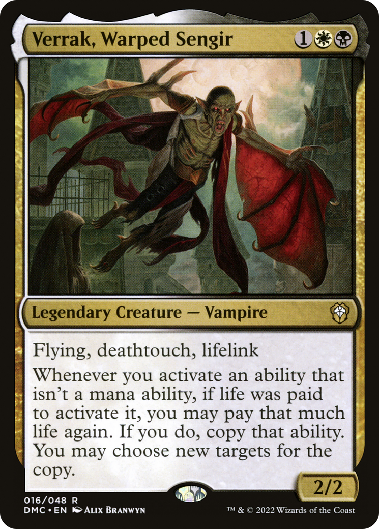 Verrak, Warped Sengir [Dominaria United Commander] | Grognard Games