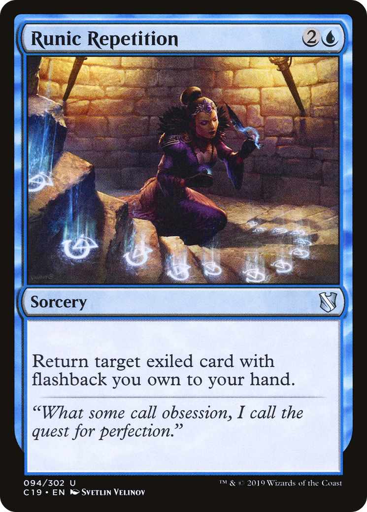 Runic Repetition [Commander 2019] | Grognard Games