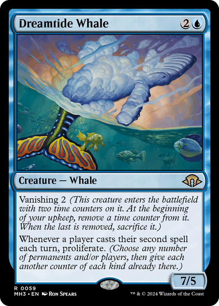 Dreamtide Whale [Modern Horizons 3] | Grognard Games