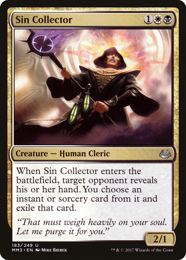 Sin Collector [Modern Masters 2017] | Grognard Games