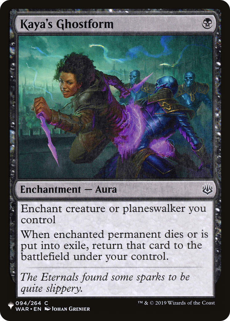 Kaya's Ghostform [The List] | Grognard Games