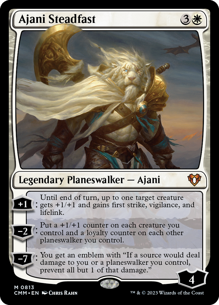 Ajani Steadfast [Commander Masters] | Grognard Games