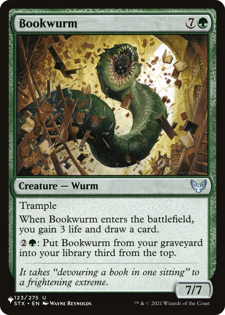 Bookwurm [The List Reprints] | Grognard Games