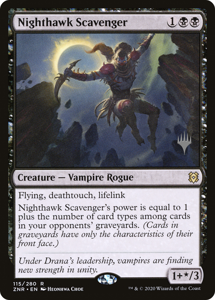 Nighthawk Scavenger (Promo Pack) [Zendikar Rising Promos] | Grognard Games