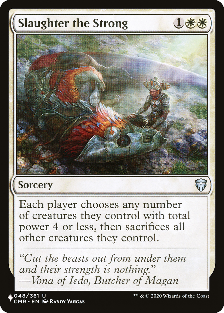 Slaughter the Strong [The List] | Grognard Games