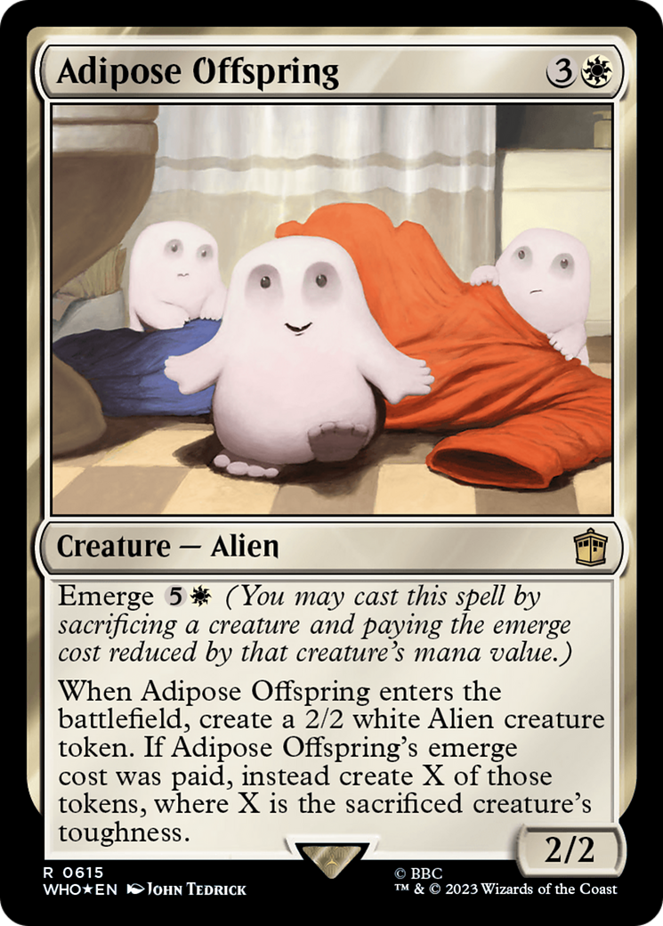 Adipose Offspring (Surge Foil) [Doctor Who] | Grognard Games