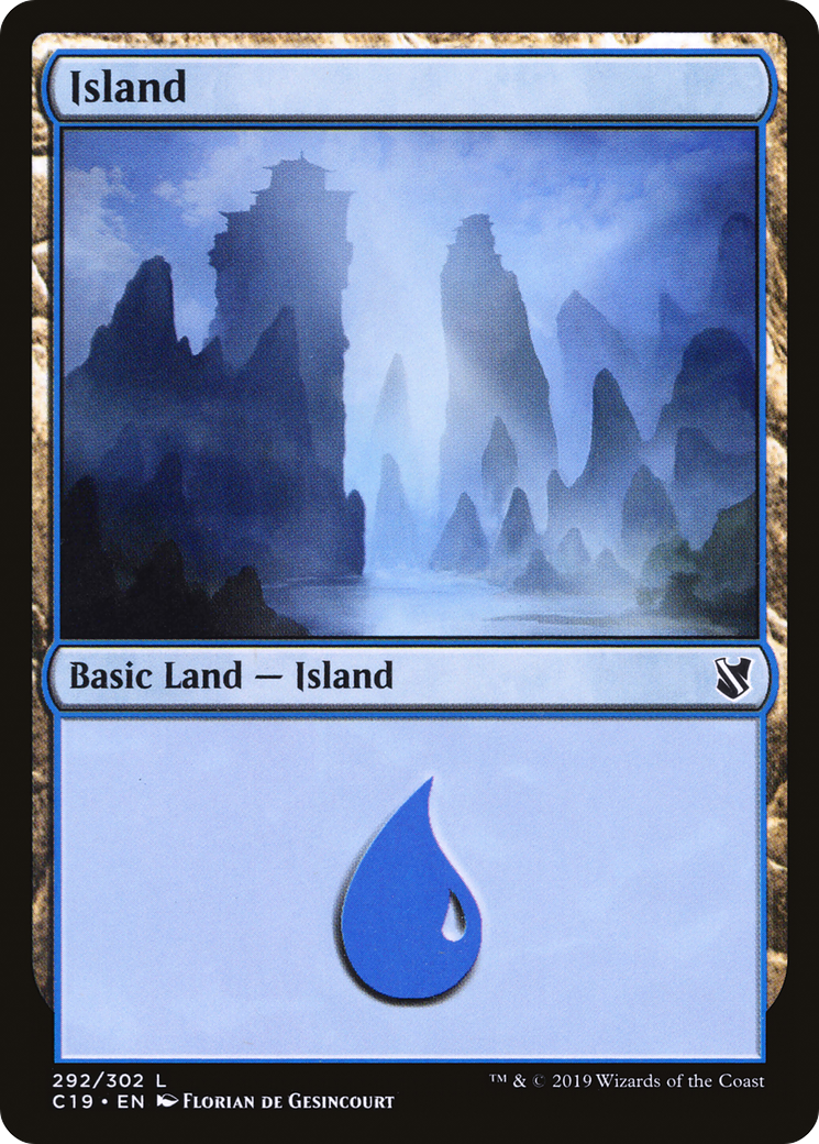 Island (292) [Commander 2019] | Grognard Games