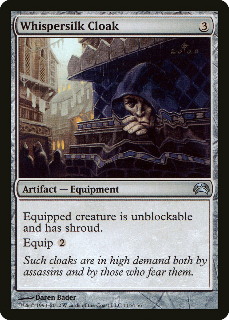 Whispersilk Cloak (PC2-115) - Planechase 2012 Foil | Grognard Games