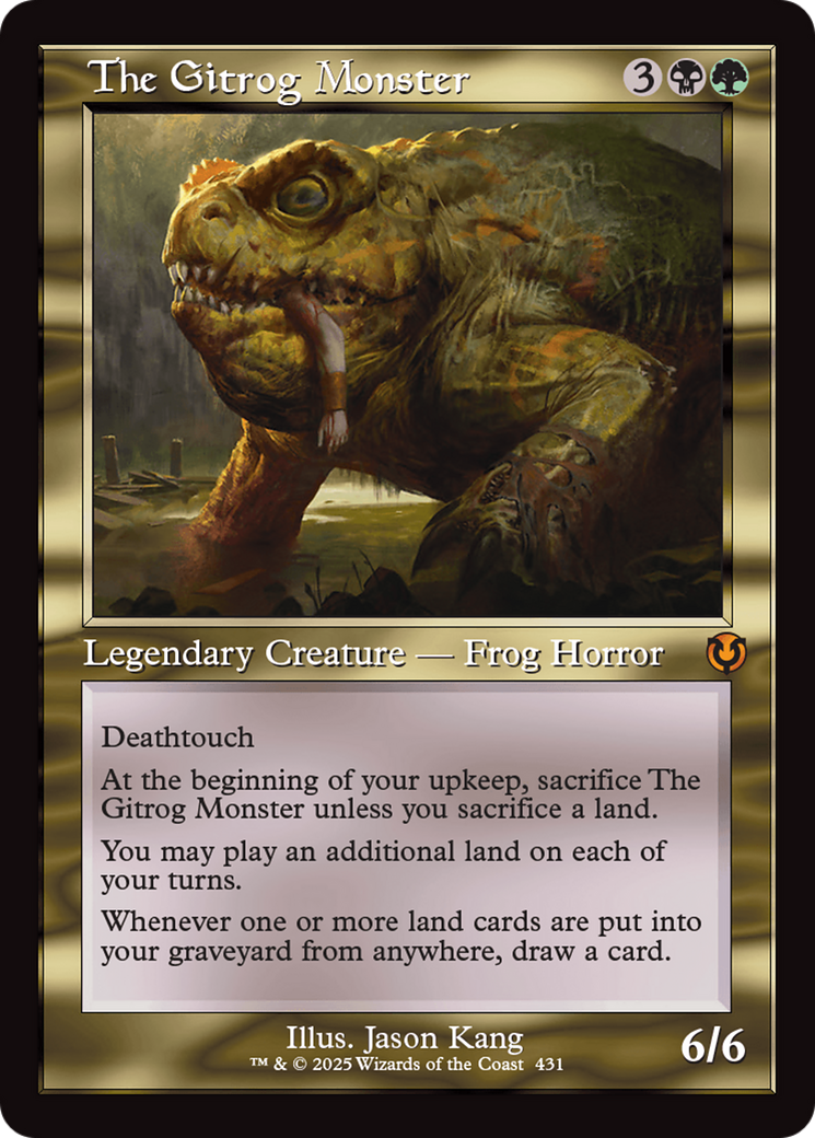 The Gitrog Monster (Retro Frame) [Innistrad Remastered] | Grognard Games