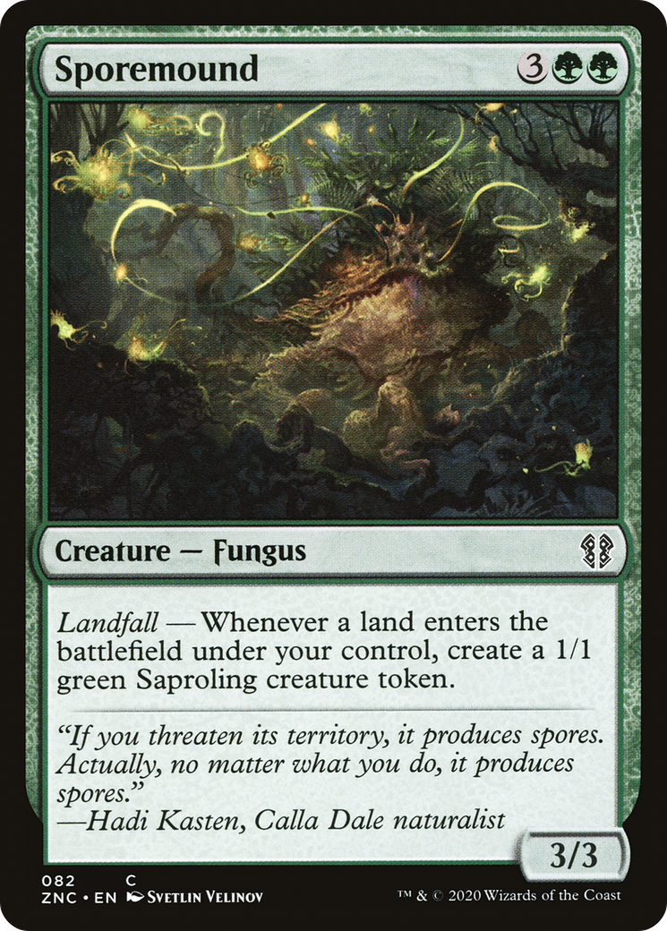 Sporemound [Zendikar Rising Commander] | Grognard Games