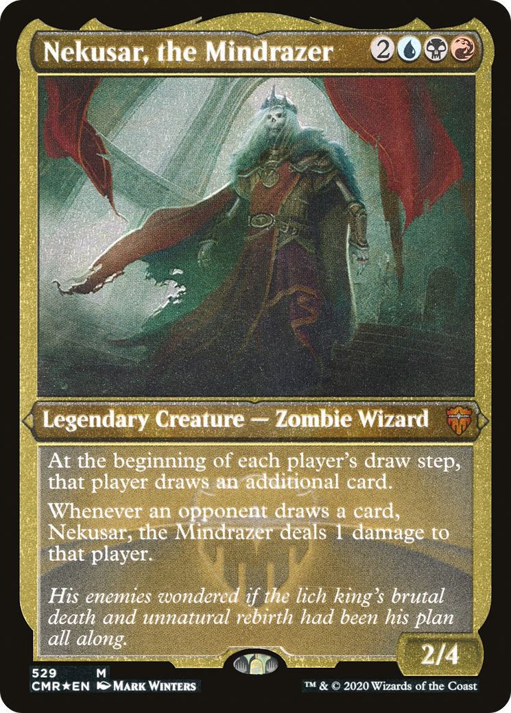 Nekusar, the Mindrazer (Etched) [Commander Legends] | Grognard Games