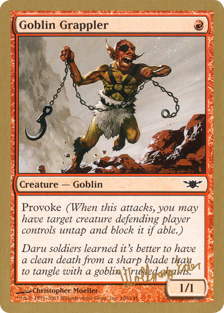 Goblin Grappler (Wolfgang Eder) [World Championship Decks 2003] | Grognard Games