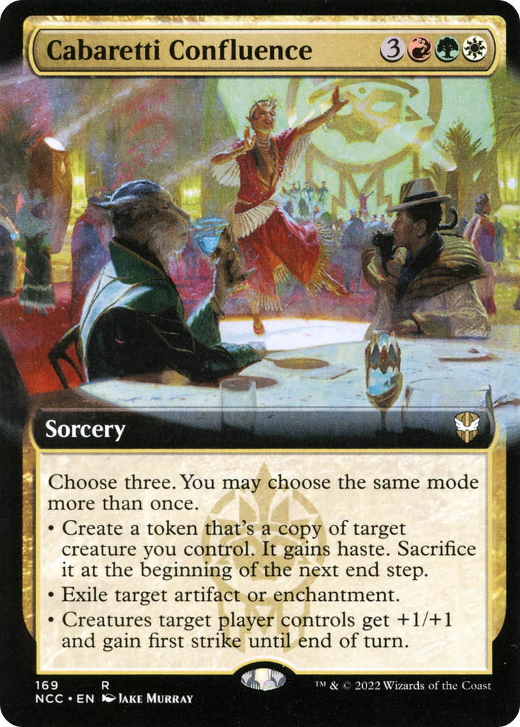 Cabaretti Confluence (Extended Art) [Streets of New Capenna Commander] | Grognard Games
