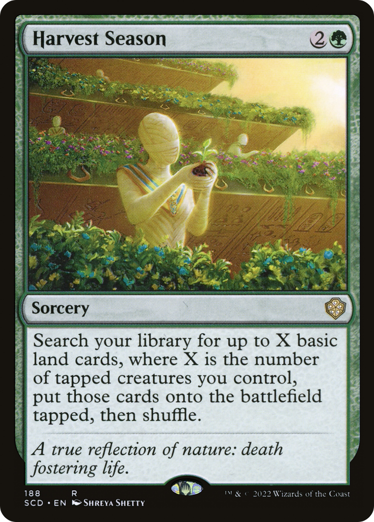 Harvest Season [Starter Commander Decks] | Grognard Games