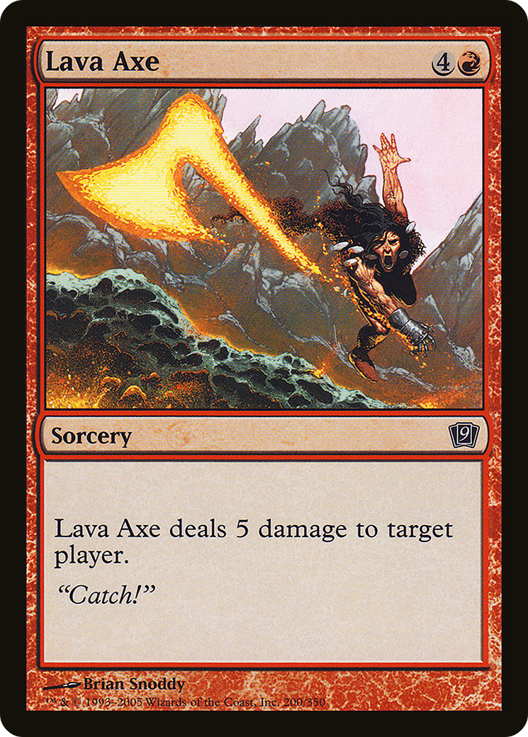 Lava Axe [Ninth Edition] | Grognard Games