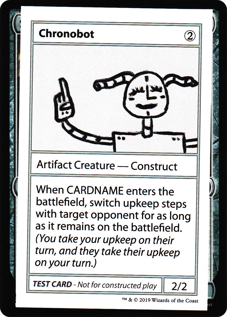 Chronobot (2021 Edition) [Mystery Booster Playtest Cards] | Grognard Games