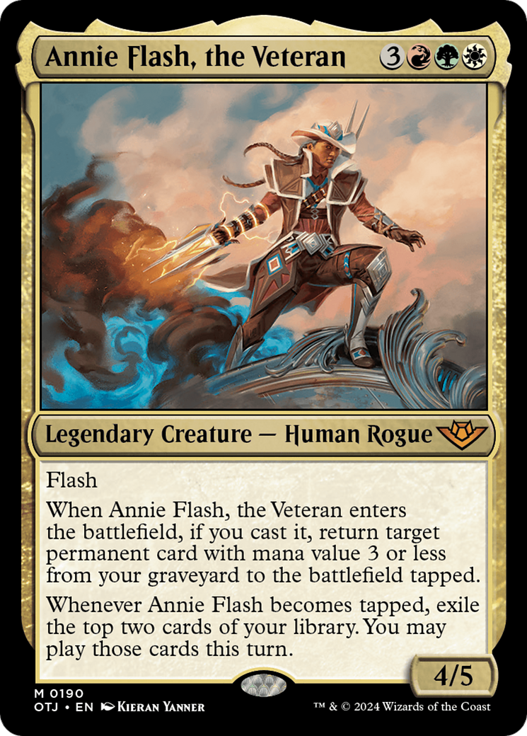 Annie Flash, the Veteran (OTJ-190) - Outlaws of Thunder Junction | Grognard Games