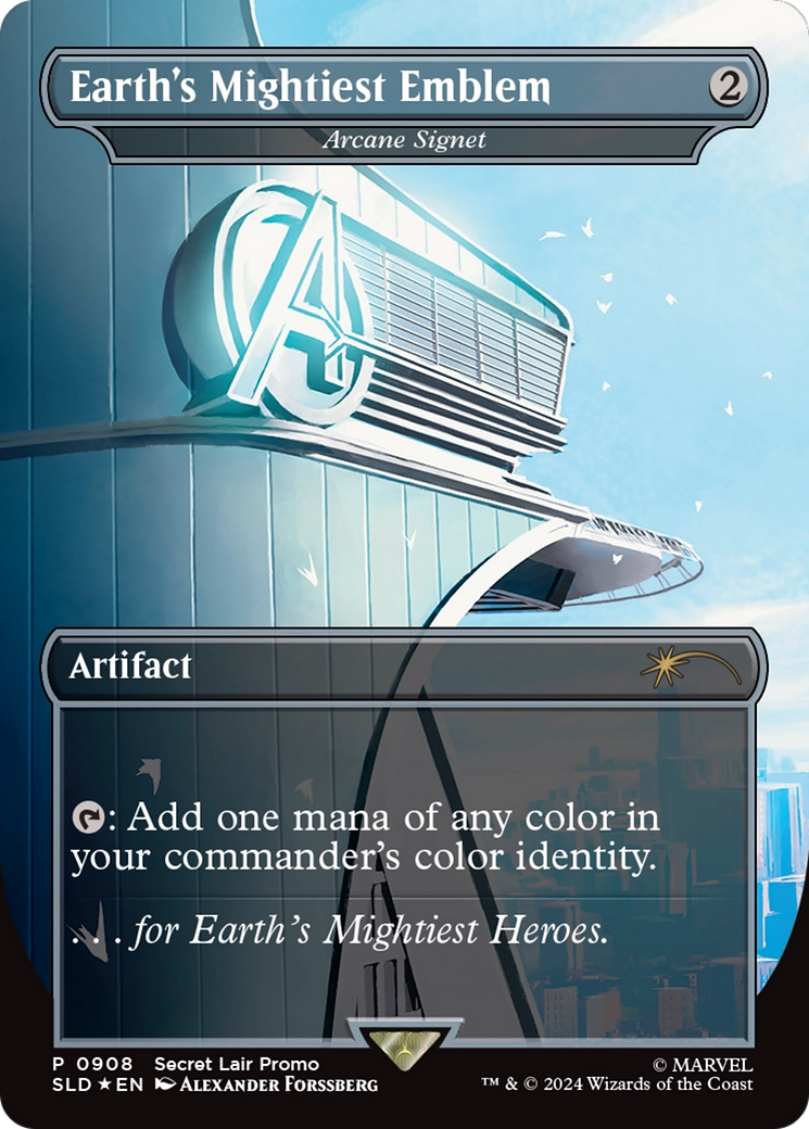 Earth's Mightiest Emblem - Arcane Signet [Secret Lair Drop Series] | Grognard Games