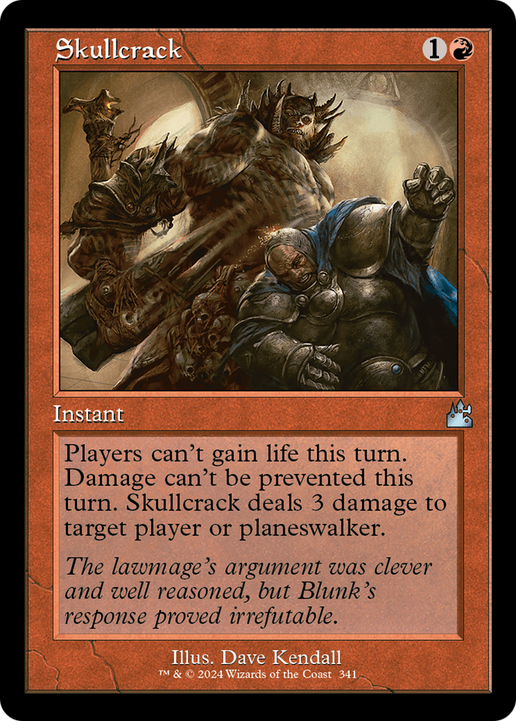 Skullcrack (Retro Frame) [Ravnica Remastered] | Grognard Games