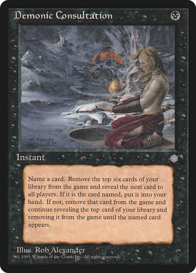 Demonic Consultation [Ice Age] | Grognard Games