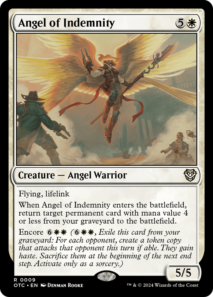 Angel of Indemnity [Outlaws of Thunder Junction Commander] | Grognard Games
