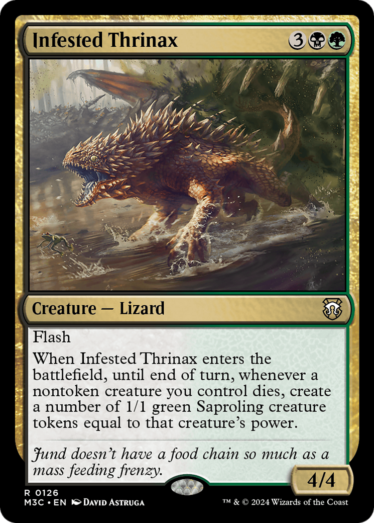 Infested Thrinax [Modern Horizons 3 Commander] | Grognard Games