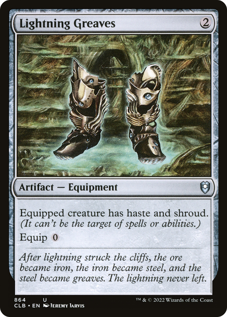 Lightning Greaves [Commander Legends: Battle for Baldur's Gate] | Grognard Games