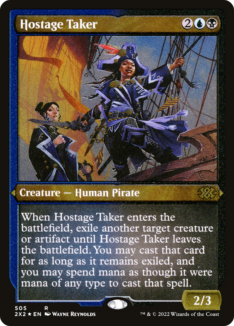 Hostage Taker (Foil Etched) (2X2-505) - Double Masters 2022 Foil | Grognard Games
